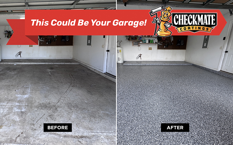 garage floor makeover example
